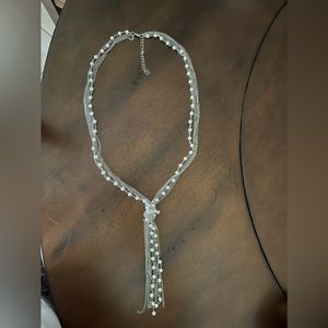 Chain and bead necklace